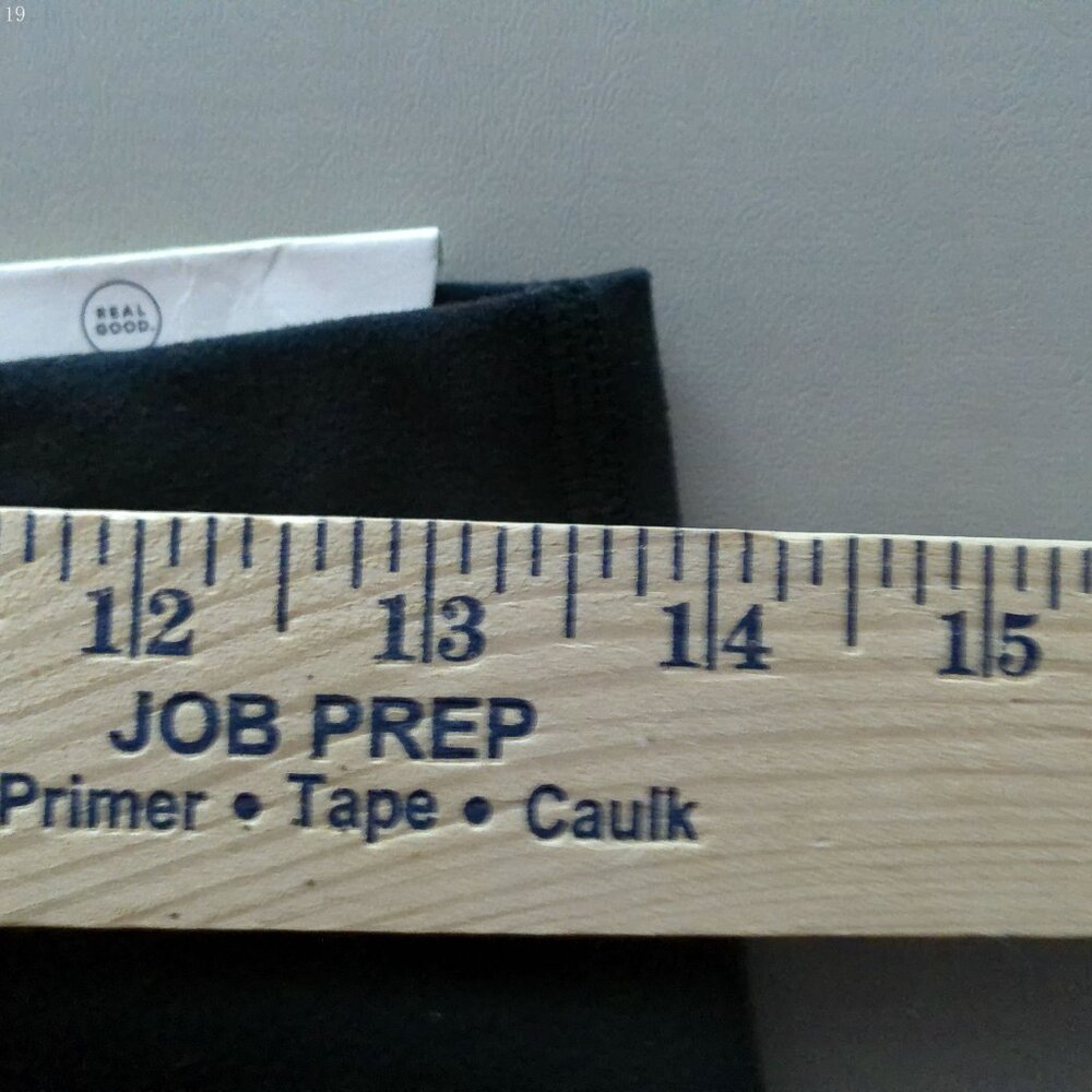 AERIE NWT The Hugger Black Capri Pants L - Picture 8 of 10